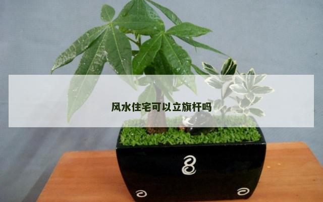 风水住宅可以立旗杆吗