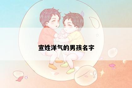 宣姓洋气的男孩名字