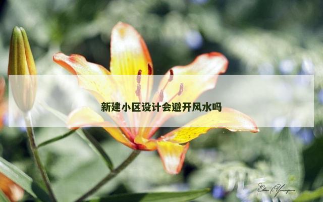 新建小区设计会避开风水吗